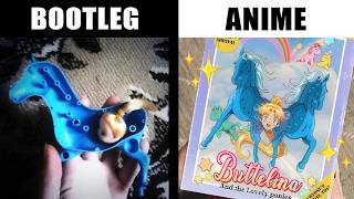 Drawing Cursed Bootleg Toys as 90's Anime Covers