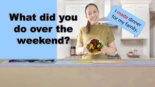 Talking About Things You Did | How to Talk About Things You Did | Past Activities | Conversation