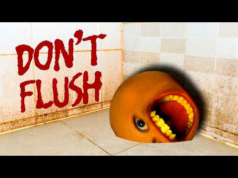 Annoying Orange - THE BATHROOMS (Backrooms Parody) #Shocktober