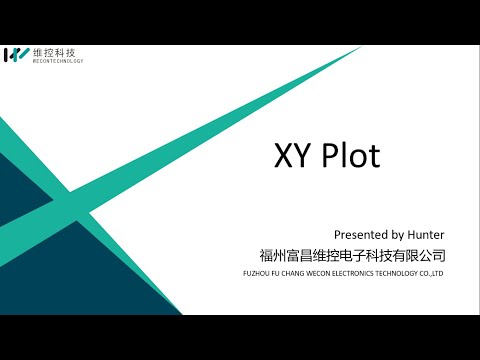 Wecon HMI Basic Chart & Table: 6.XY Plot