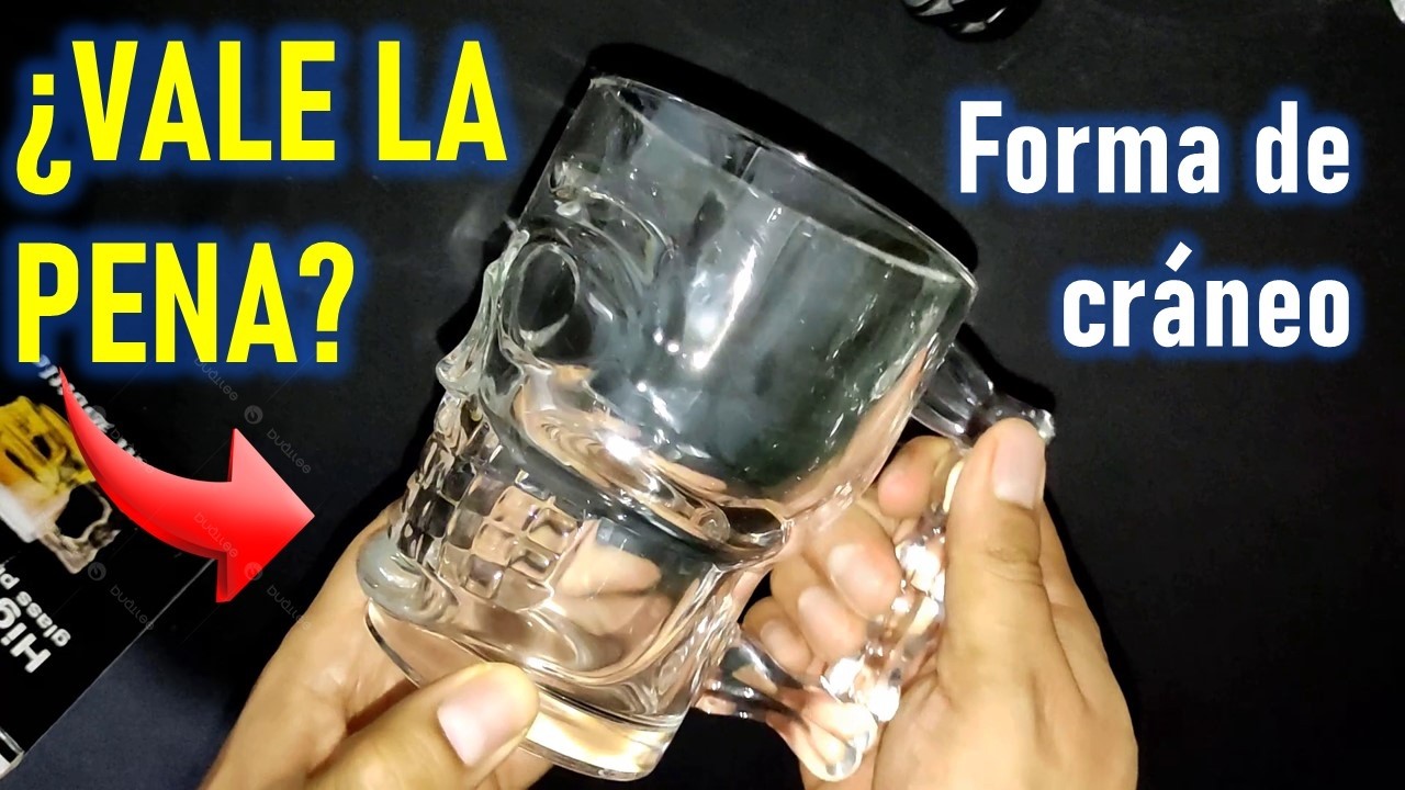 VASOS DE CALAVERA en cristal 💀🍻