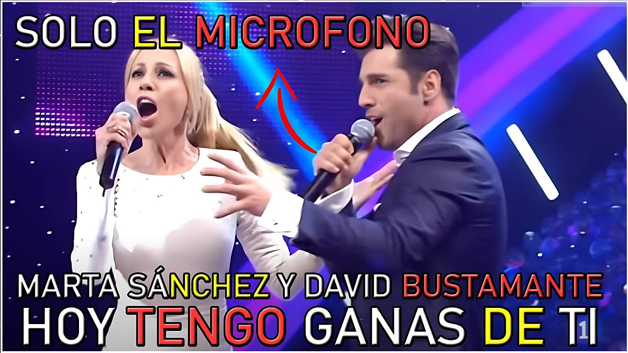 David Bustamante y Marta Sánchez - Hoy Tengo Ganas de Ti (IA Acapella)