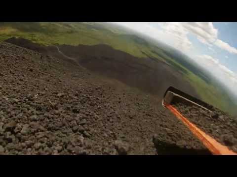 Video: Volcano-boarding: Nicaragua 