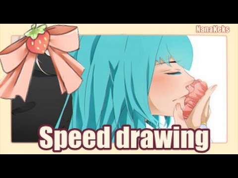 Speed drawing - Nanashi Collab part