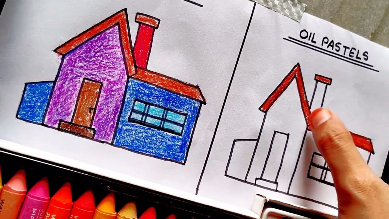 WAX CRAYONS VS OIL PASTELS 😱😱 || WHICH IS BEST FOR BEGINNERS ?? || COLOUR UNBOXING 🫣🫣|| ARTSCREEN15