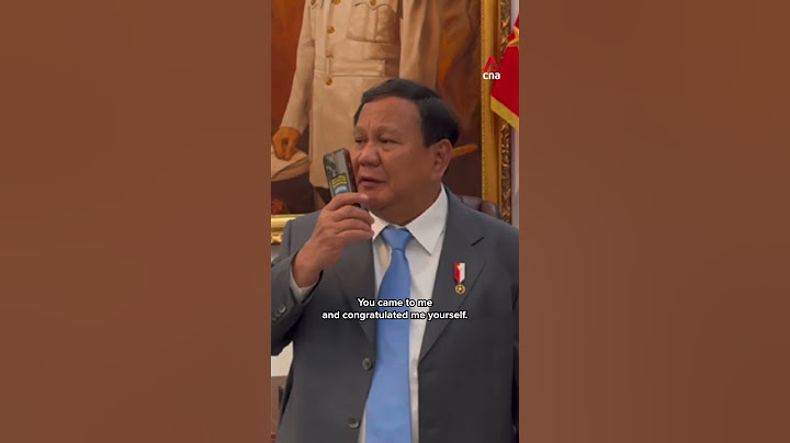 Presiden Indonesia Prabowo Subianto mengucapkan selamat kepada PM Singapura Lawrence Wong atas kemenangan GE2025