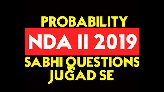 Probability chapter for NDA exam Lecture 1 || NDA math probability | probability tricks II HTET II