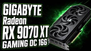 GIGABYTE - Radeon RX 9070 XT GAMING OC 16G GDDR6 PCI Express 5.0 Graphics Card - Black