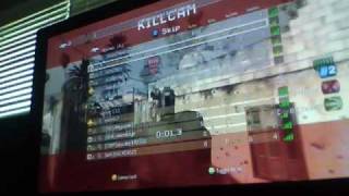 CoD4 cross map no scope jump shot / Q W 1 IK x Shot