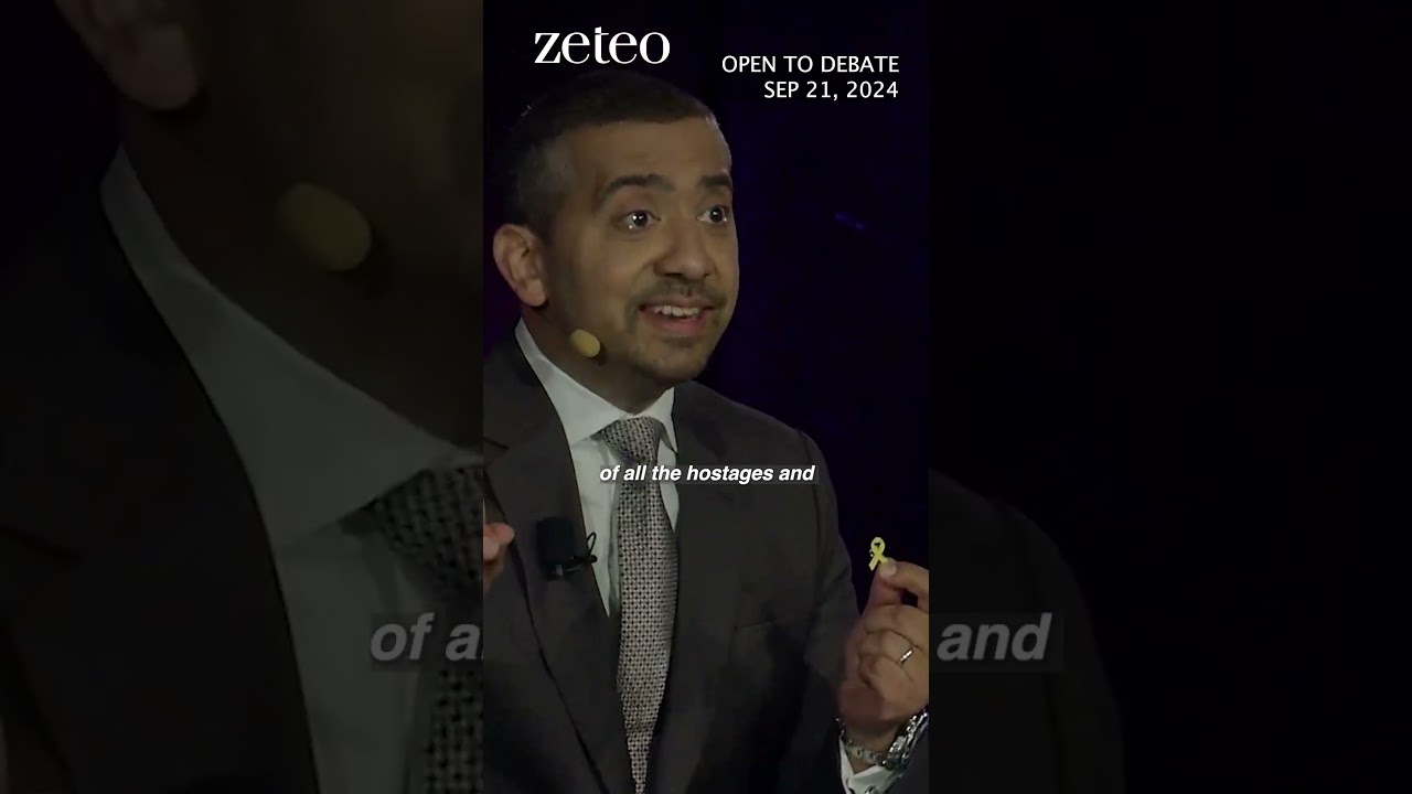 "Do you support the release of Palestinian children?" Mehdi to fmr. Israeli spokesman Eylon Levy