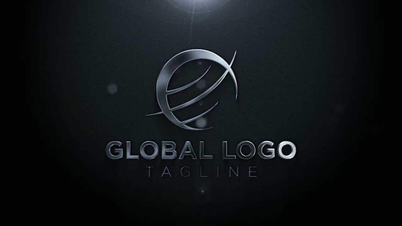 ✨Elegant Metallic Logo Reveal – Luxury & Stylish 3D Intro Animation "E485"  
