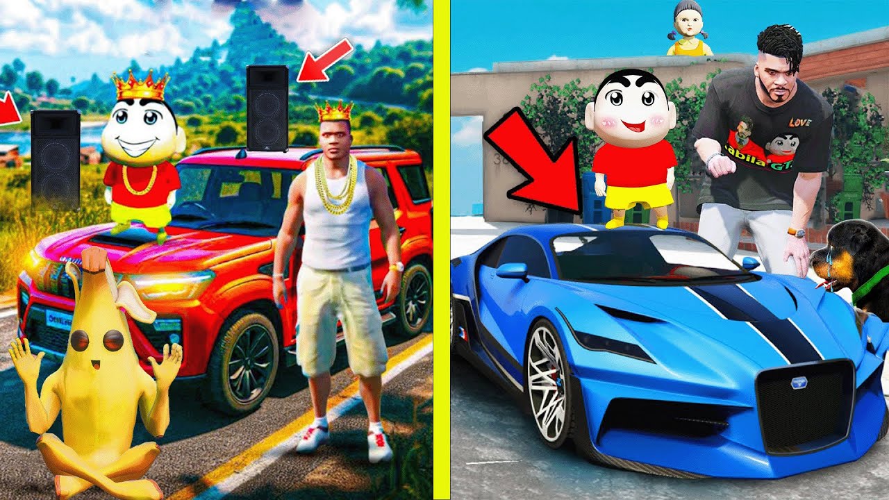 GTA 5 Bangla - বাড়িতে Dj করলাম Franklin Shinchan is Now Very Rich