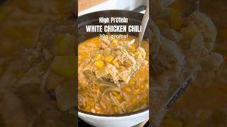 BEST White Chicken Chili (high protein meals) #highprotein