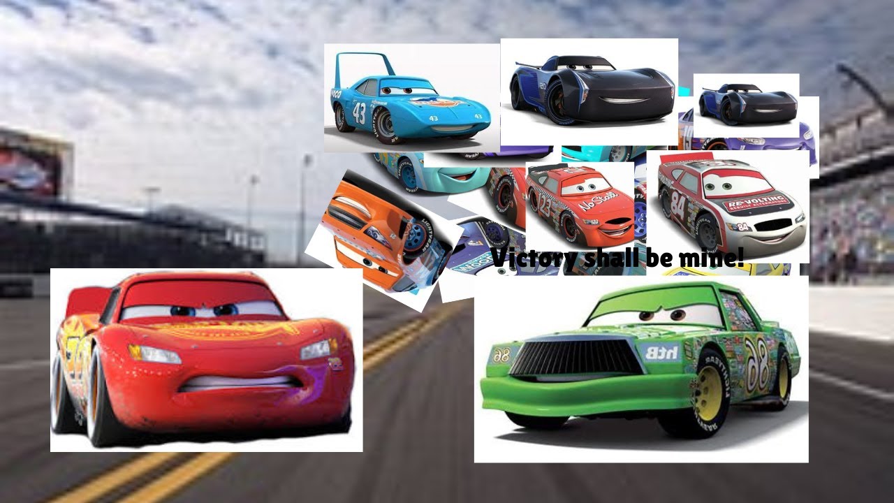 Chick Hicks Causes A Huge Crash At A Piston Cup Race/Grounded