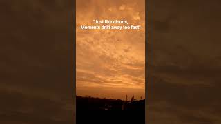 Clouds . time drift away so fast  #easy #clouds #timelapse