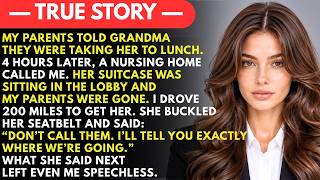 My Parents Left Grandma At A Nursing Home — She Whispered “Drive To The ...” | Meadowgrass Stories