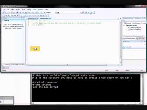 Lua tutorial (wow) part 2/2