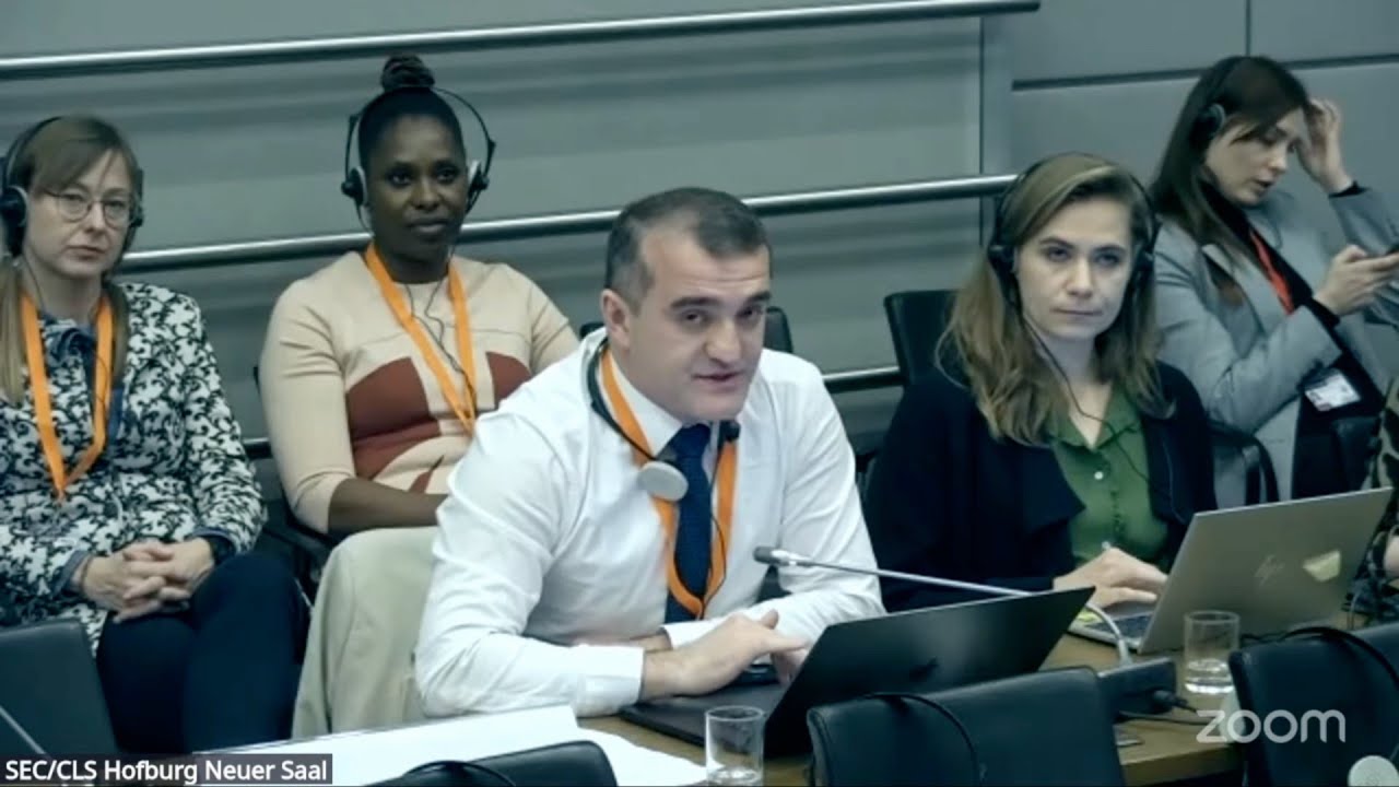 Ahmad Shahidov delivered a speech on independent journalism and media literacy at the OSCE meeting