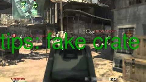 mw3 tips and tricks :fake crate