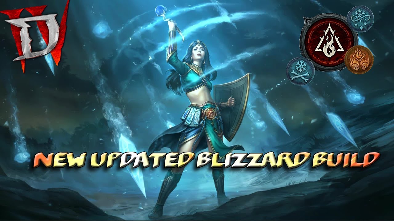 New Blizzard Build for Diablo 4 Updated Stats + Gear - YouTube