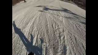 Snowboarders favorite black diamond (Beech Mountain)