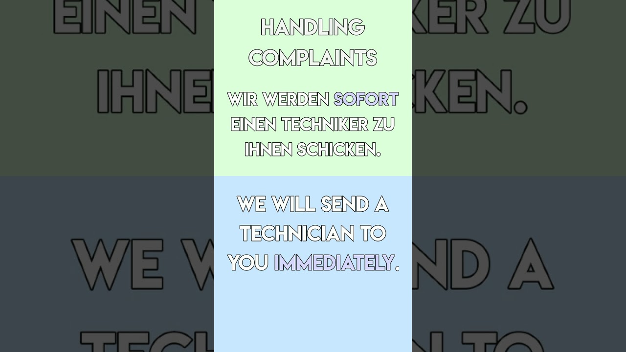 How to Handle Complaints in German (B1-B2)