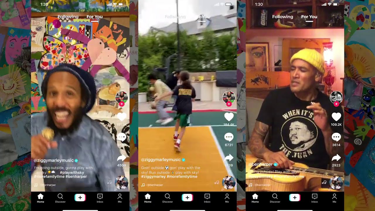 Ziggy Marley Play With Sky ft. Ben Harper (Live At Home) YouTube