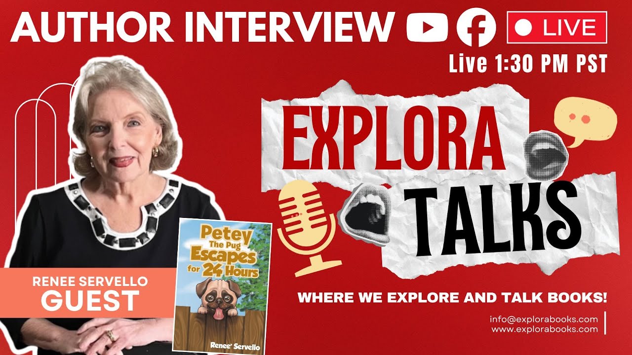 EXPLORA TALKS: Ep. 12 | Renee Servello, Author of Petey the Pug Escapes for 24 Hours