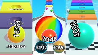 Ball Run 2048 vs Ball Run Infinity vs Number Ball Games Ball Run 3D Satisfying all levels gameplay screenshot 5