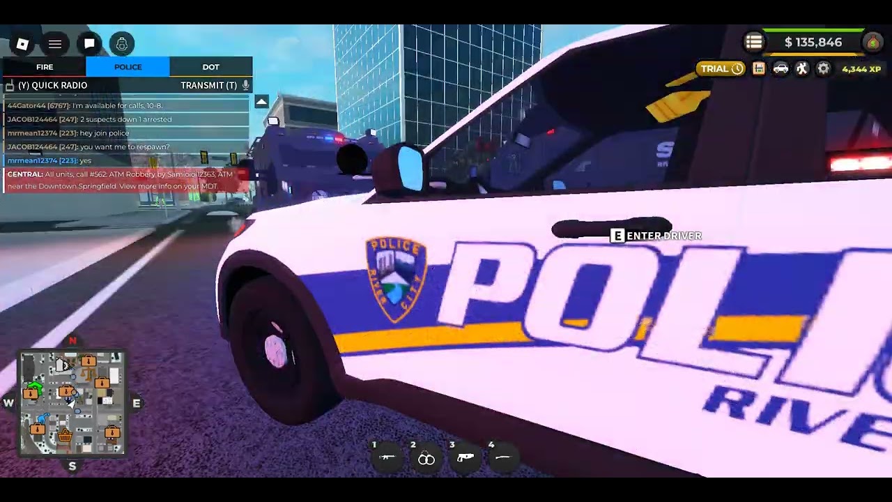 POV the whole police army assembles