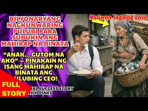 “Anak… gutom na ako” — Pinakain ng Isang Mahirap na Binata ang Pulubing CEO!