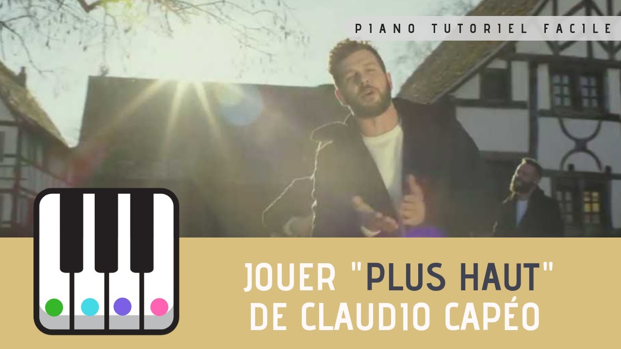 PLUS HAUT de CLAUDIO CAPEO - PIANO TUTO FACILE