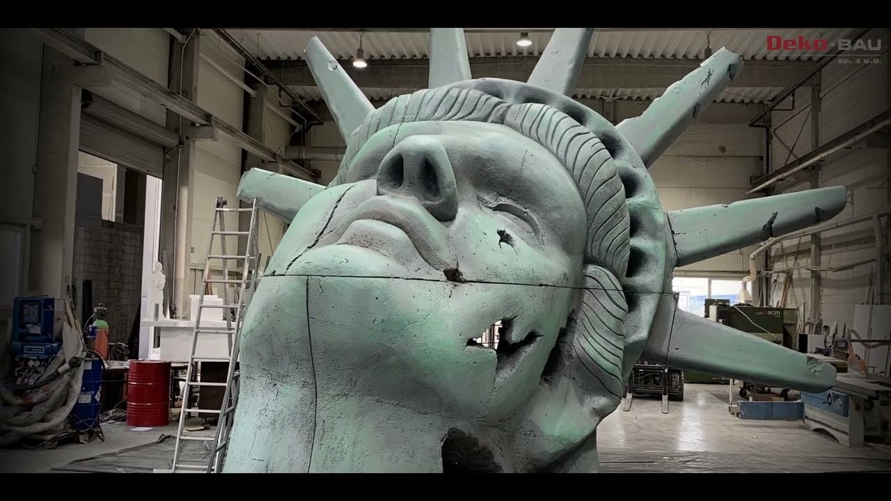 STATUA WOLNOSCI / WEST SIDE STORY / SCENOGRAFIA TEATRALNA /DEKORACJE/EVENT/FIGURY 3D/RZEŹBY AKRYLOWE