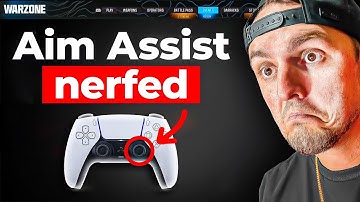 AIM ASSIST NERFED on Controller in Warzone