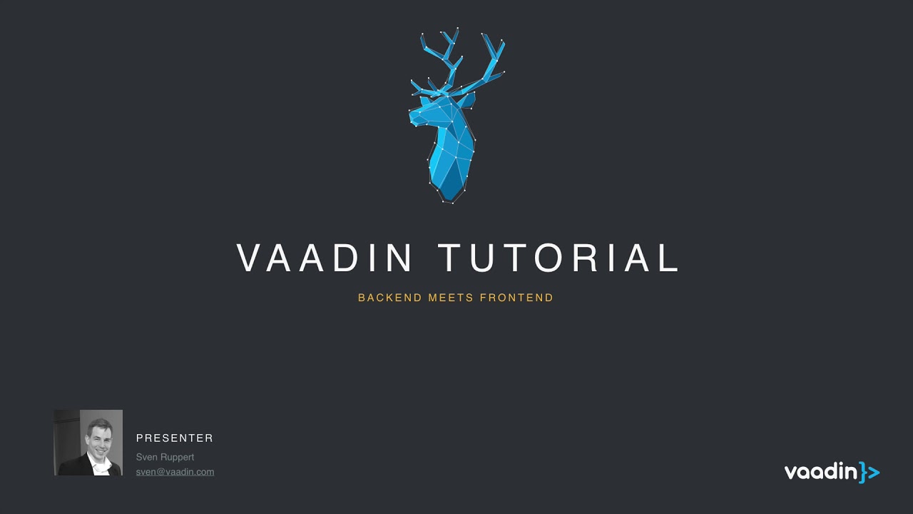 (german) - Vaadin - Backend Meets Frontend - Intro