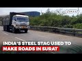 India's first road made of steel at Gujarat's Hazira Port