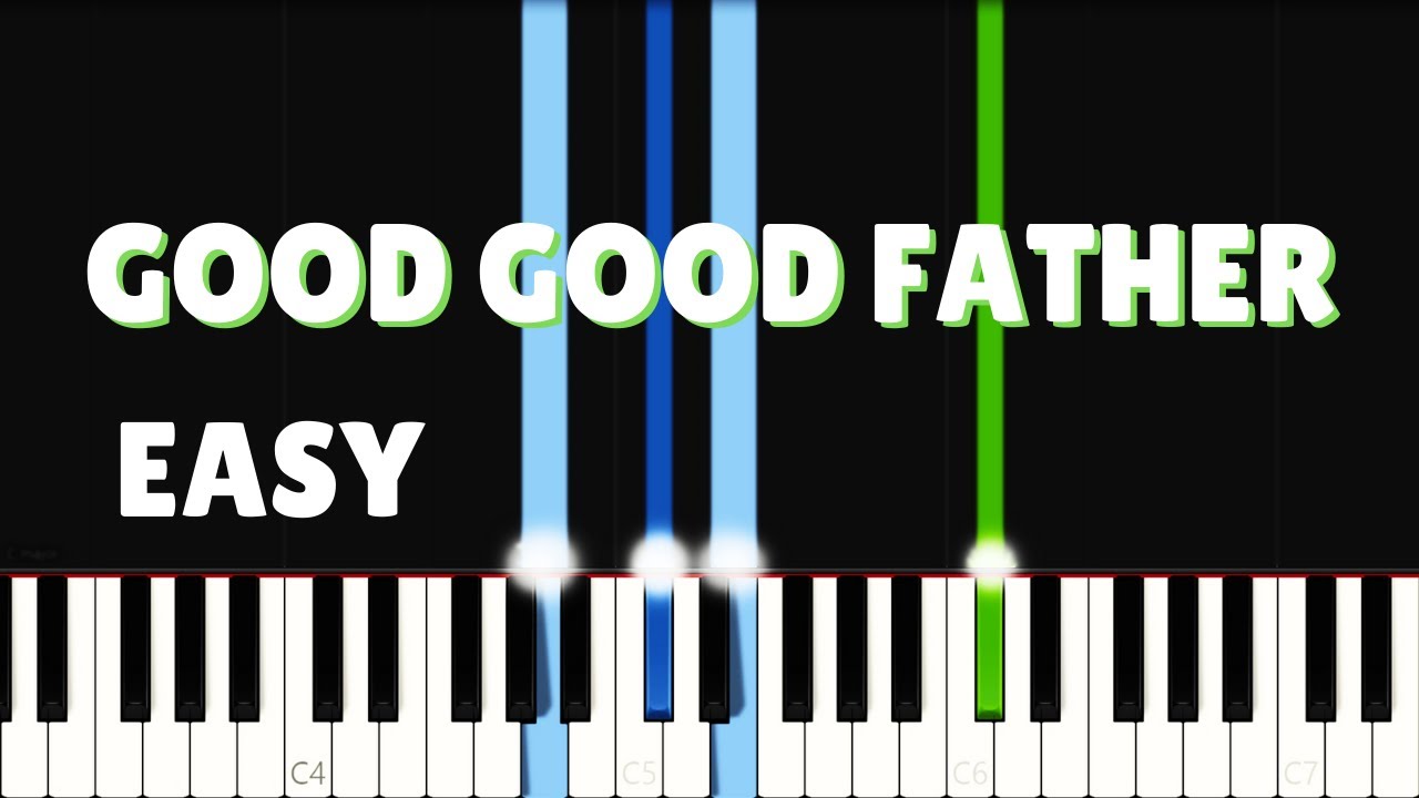 Chris Tomlin - Good Good Father | EASY PIANO TUTORIAL by Synthly