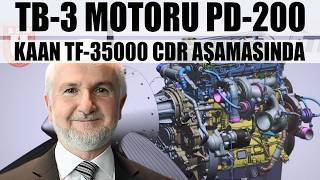 Tei Tb-3 Motoru Pd-200 Kaan Tf-35000 Cdr Aşamasinda