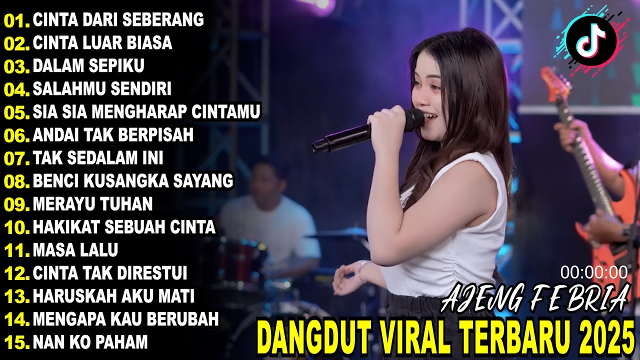 CINTA DARI SEBERANG AJENG FEBRIA DANGDUT KOPLO TERBARU FULL ALBUM LAGU JAWA VIRAL 2025! WAKTU