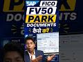 Document Parking In SAP FICO T Code FV50