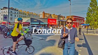 London walk, Earls Court station to South Kensington, Luxury cars and dealerships. 4K