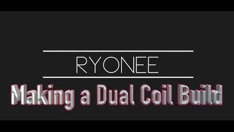 How to Wick and Build RDA Coils