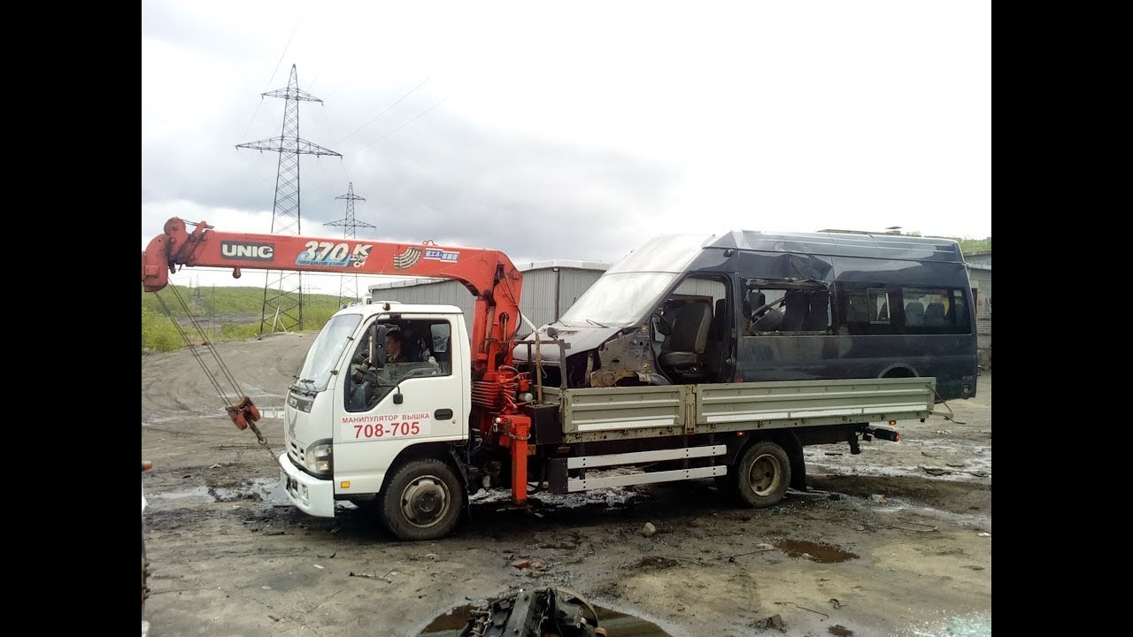 Манипулятор isuzu nqr75