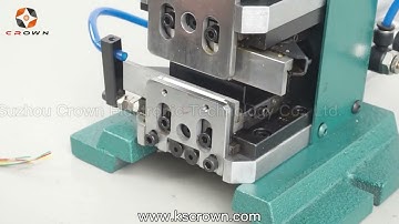 Pneumatic Wire Stripping and Twisting Machine WL-4FN - Suzhou Crown