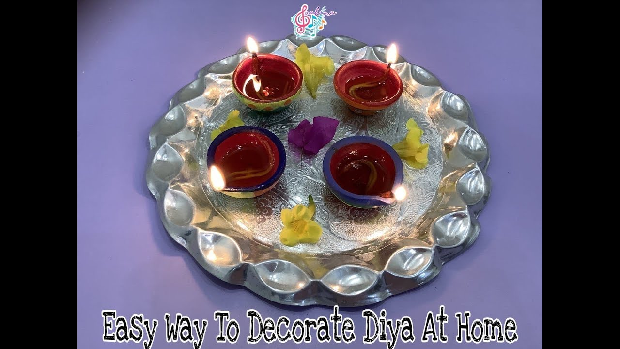 Diya Decoration Ideas DIY Easy Way To Decorate Diya At Home
