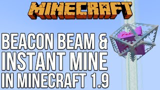 Minecraft 1.9: Instant Mine & Beacon Beam [Minecraft Myth Busting 94]
