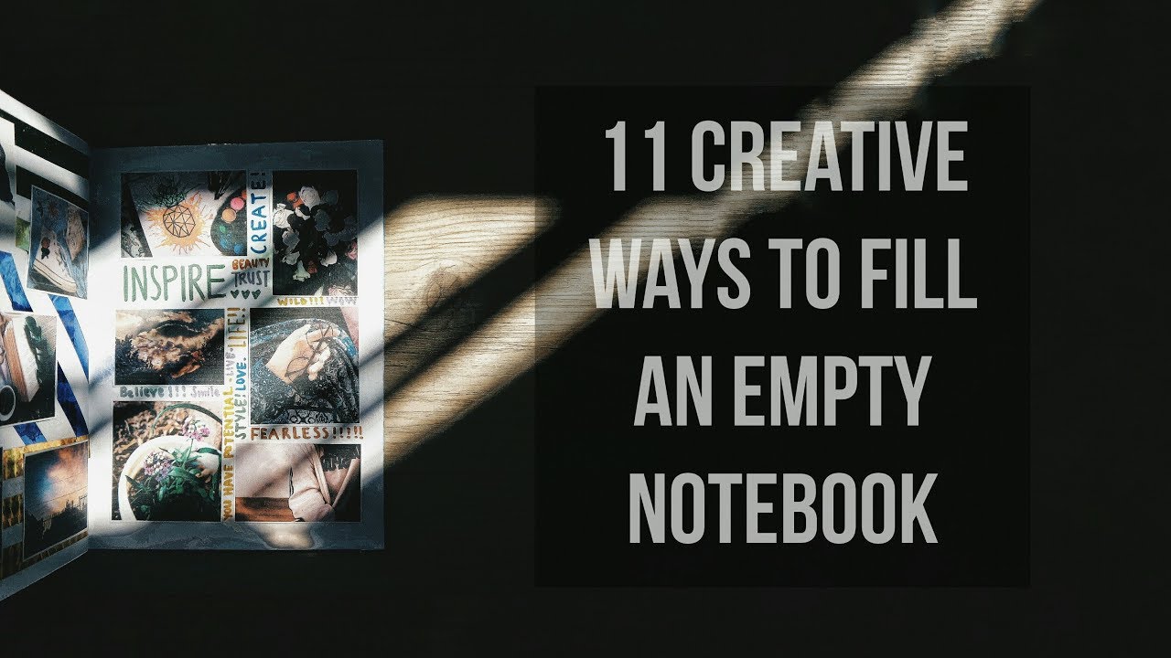 11 Ways To Fill An Empty Notebook Juwayriya YouTube