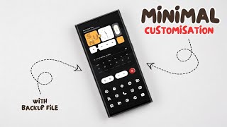 The Best MINIMAL Homescreen Customization For Android ! ep.81 screenshot 1