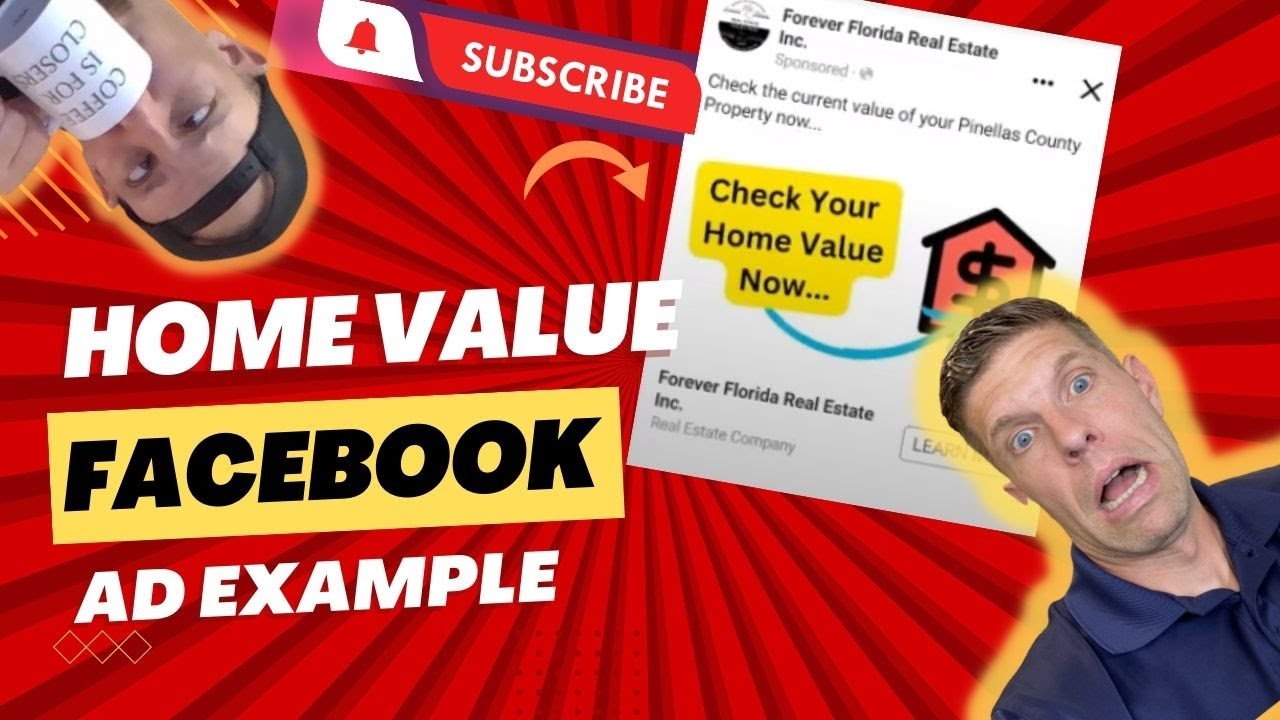 👉Check Your Home Value Facebook Ad Example (Direct Traffic to kvCORE Landing Page) YouTube