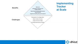 DHIS2 Tracker Implementation webinar April 2021